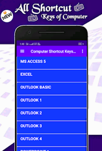 Image 1 for Computer Shortcut Keys Of…