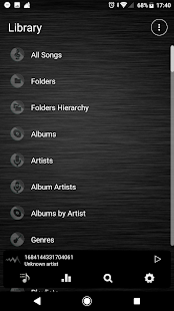 Image 1 for Poweramp v3 skin simple d…
