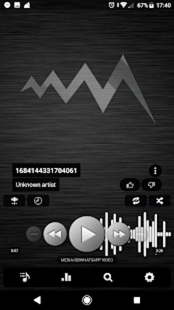 Image 0 for Poweramp v3 skin simple d…