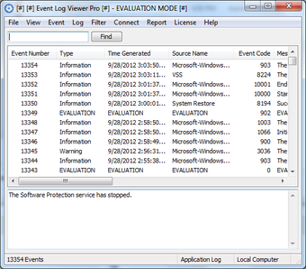 Image 0 for Event Log Viewer Pro