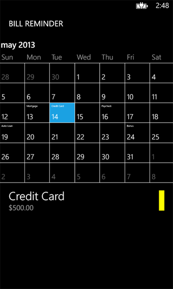 Image 3 for Bill Reminder for Windows…