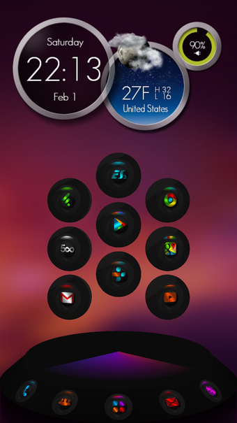 Imagen 6 para Next Launcher Theme Contr…