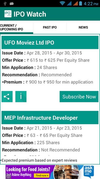 Imagen 1 para IPO Watch