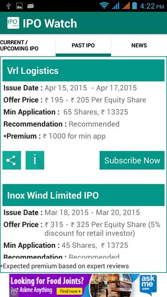 Imagen 2 para IPO Watch