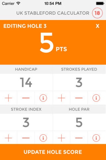 Image 0 for UK Stableford Calculator