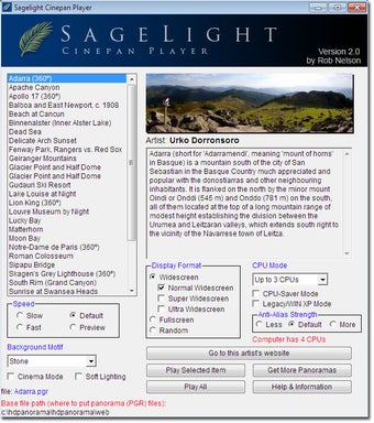 Imagen 1 para Cinepan Panorama Player