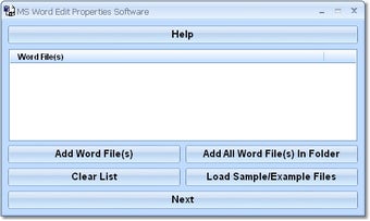 Imagen 0 para MS Word Edit Properties S…