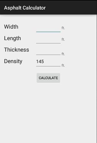 Image 0 for Asphalt Calculator