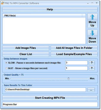 Image 0 for PNG To MP4 Converter Soft…