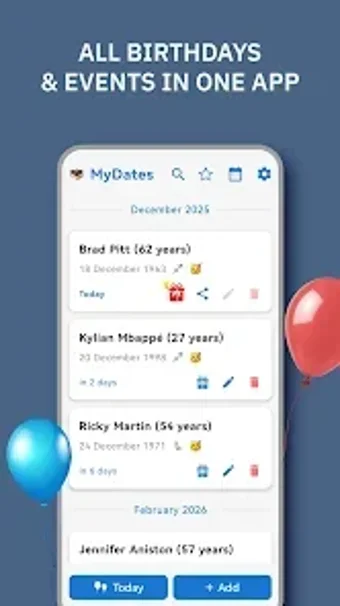 Image 0 for Birthday Reminder - MyDat…