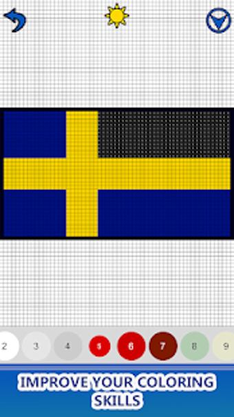 Image 0 for Flags Color by Number: Pi…
