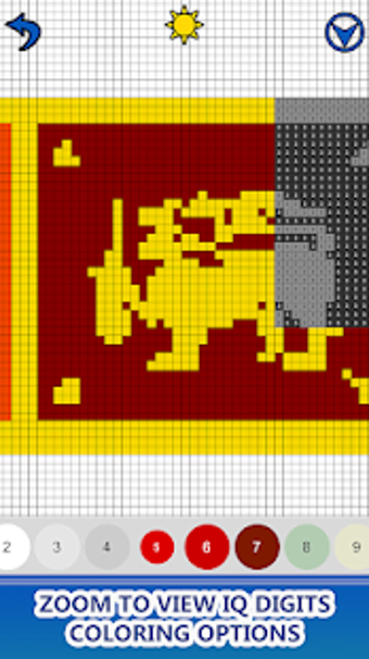Image 1 for Flags Color by Number: Pi…