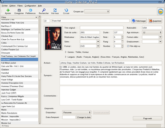 Imagen 1 para GCstar for Linux