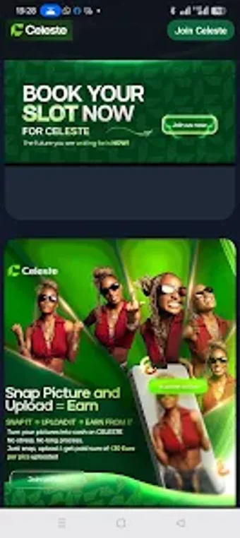 Image 0 for Celeste App and Earn