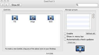 Image 0 for GeekTool