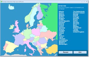 Image 0 for Europe Interactive Map Qu…