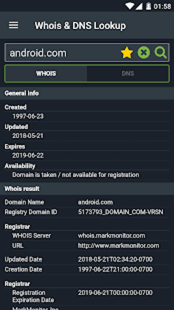Image 2 for Whois & DNS Lookup - Doma…