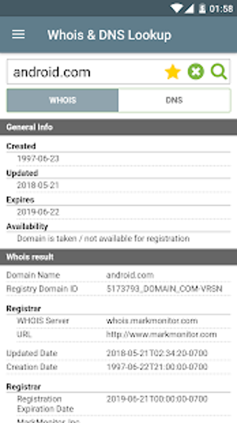 Image 3 for Whois & DNS Lookup - Doma…