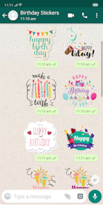 Image 2 for Birthday Stickers For Wha…
