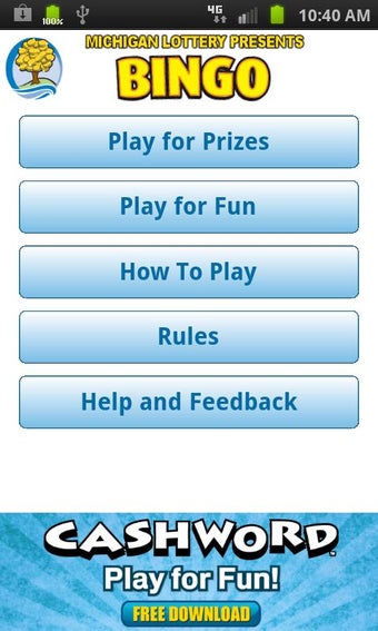 Imagen 1 para Bingo by Michigan Lottery