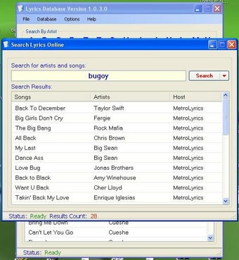 Imagen 0 para Lyrics Database Program