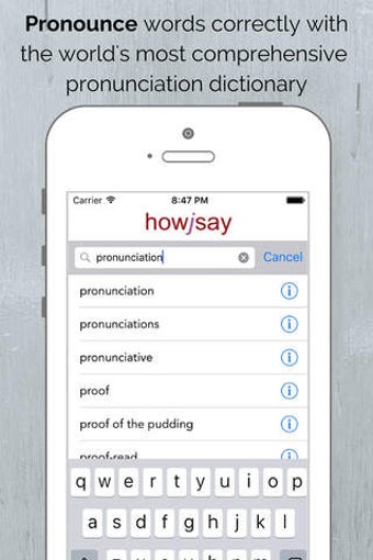 Image 0 for Howjsay English Pronuncia…