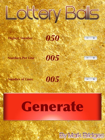 Image 0 for Lottery Balls