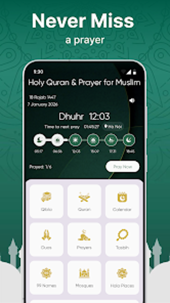 Image 0 for Muslim Prayer: Quran Jour…