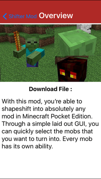 Image 0 for Shape Shifter Mod For Min…