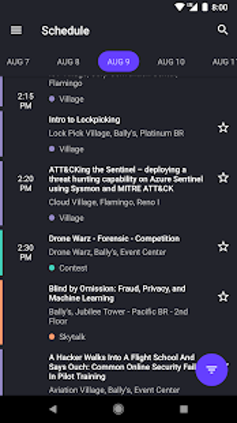 Hacker Tracker Printscreens 4