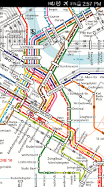 Image 0 for Basel Tram Map