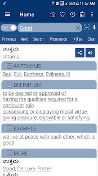 Imagen 2 para English Kannada Dictionar…