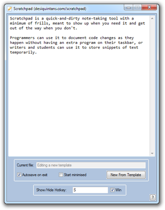 Imagen 0 para Scratchpad