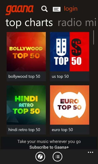 Imagen 0 para Gaana for Windows 10