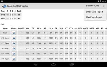 Image 0 for Basketball Stat Tracker