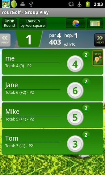 Image 0 for Golf Score Card - YourGol…