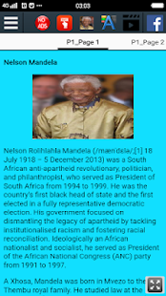 Image 1 for Nelson Mandela Biography