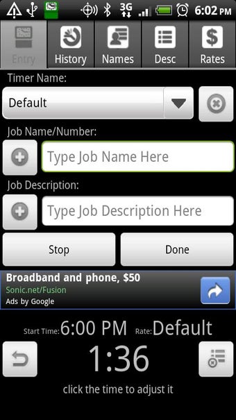Imagen 2 para Android Time Card Free