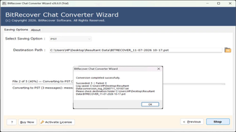 Image 0 for BitRecover Chat Converter…