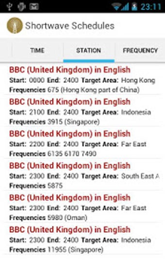 Imagen 0 para Shortwave Radio Schedules