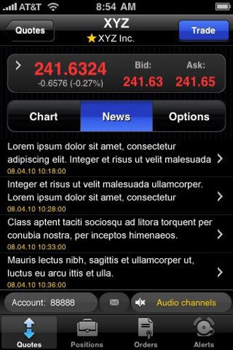 Imagen 1 para thinkorswim Mobile