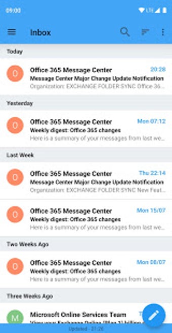 Image 0 for Exchange Folder Sync