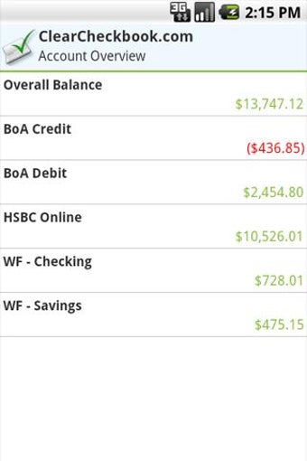 Image 0 for ClearCheckbook MoneyManag…