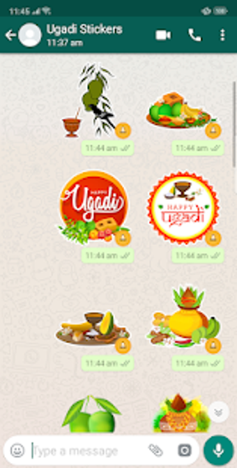 Imagen 1 para Ugadi Stickers For Whatsa…