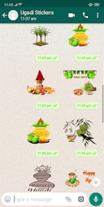 Imagen 2 para Ugadi Stickers For Whatsa…