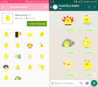 Image 3 for Chicken Stickers Pack - W…