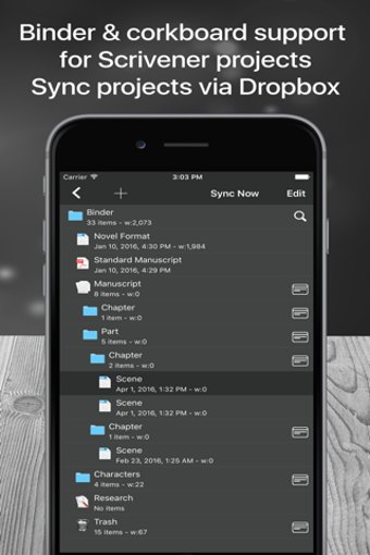 Image 0 for Scrivo Pro - Scrivener Ed…
