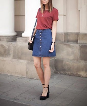 Image 1 for Cute Jeans Skirt Ideas