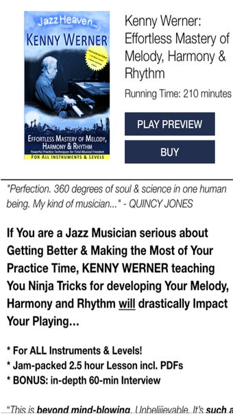 Image 1 for Jazz Licks Technique Harm…