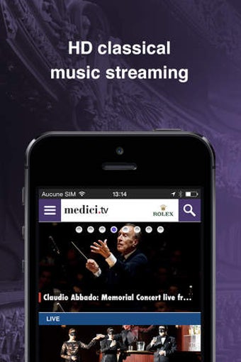 Image 0 for medici.tv - HD classical …